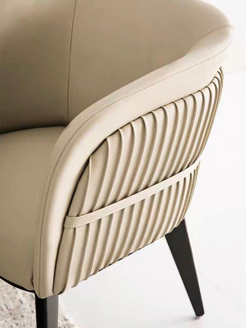 REN Leather Dining Chair - Radical Homes Singapore