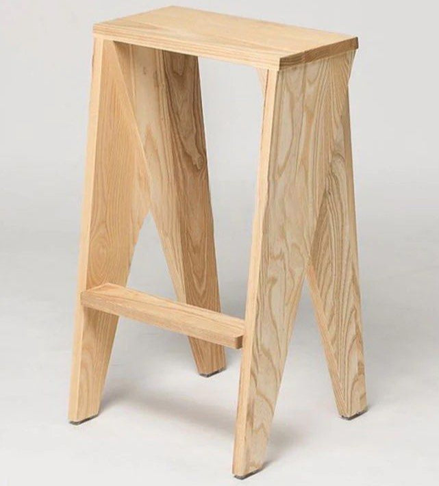 OMFELS Modern Ladder Bar Stool