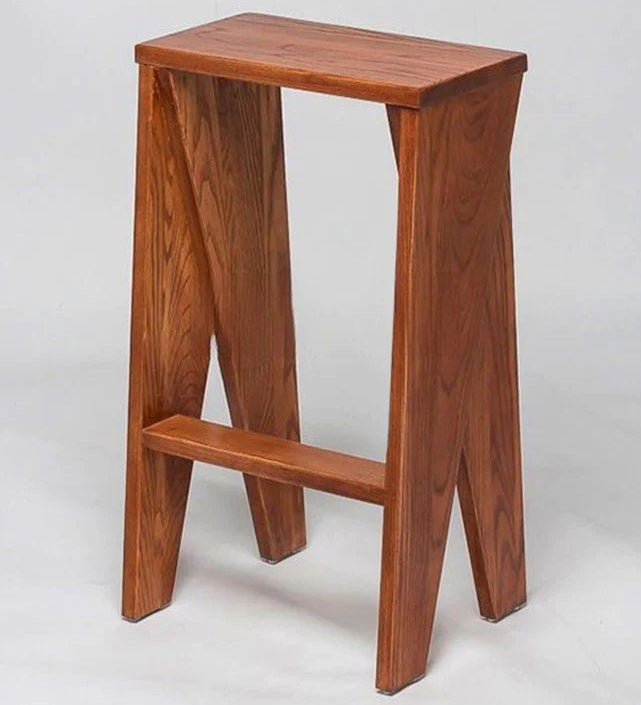 OMFELS Modern Ladder Bar Stool