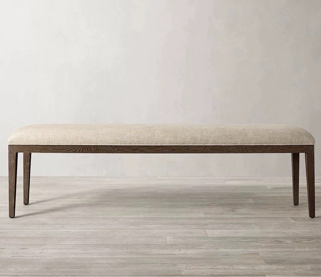PAULSON Modern Solid Wood Bench