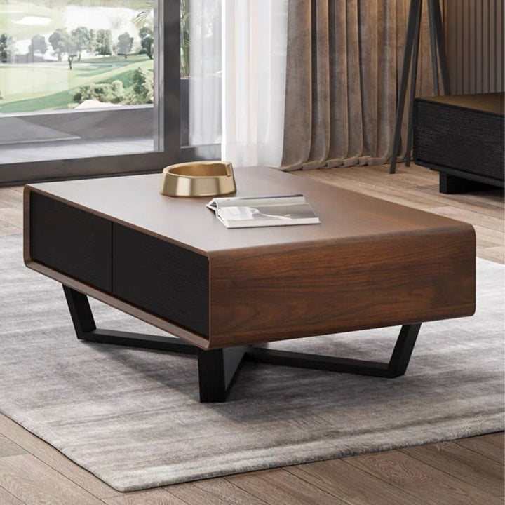 GRASSI Modern Wood Coffee Table