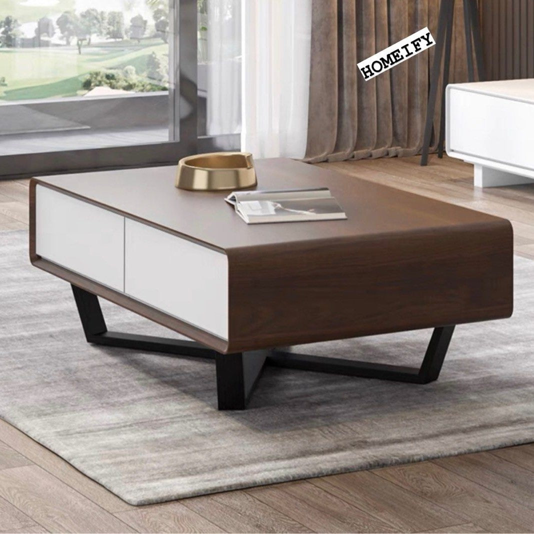 GRASSI Modern Wood Coffee Table