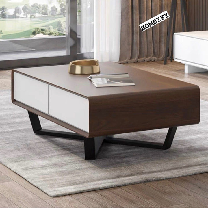 GRASSI Modern Wood Coffee Table