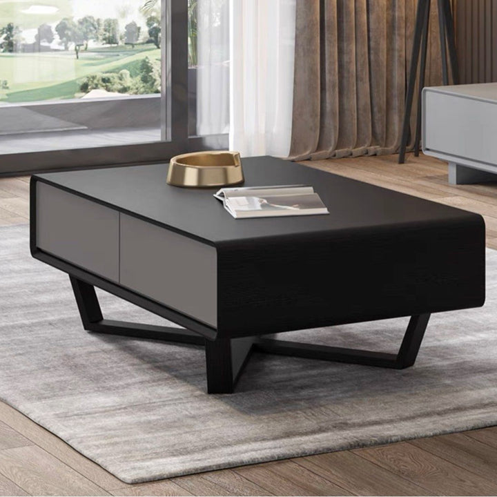 GRASSI Modern Wood Coffee Table