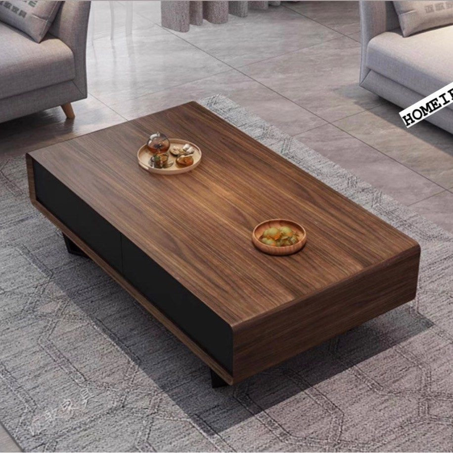 GRASSI Modern Wood Coffee Table