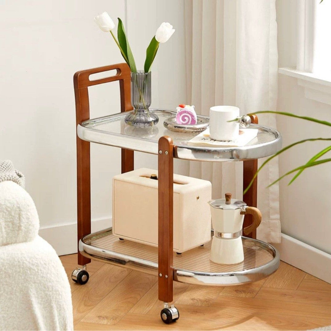 LARSSON Modern Rolling Side Table