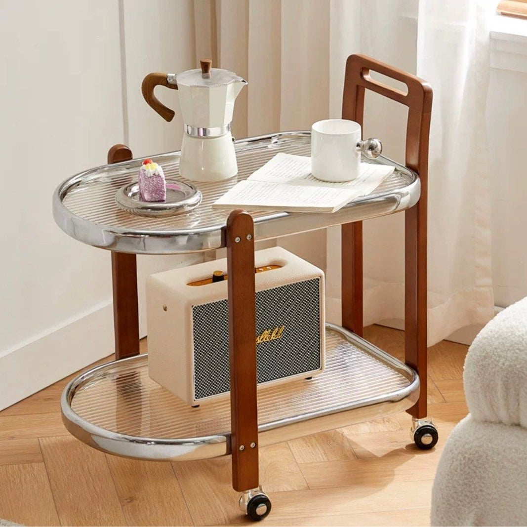 LARSSON Modern Rolling Side Table