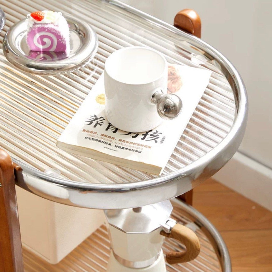 LARSSON Modern Rolling Side Table