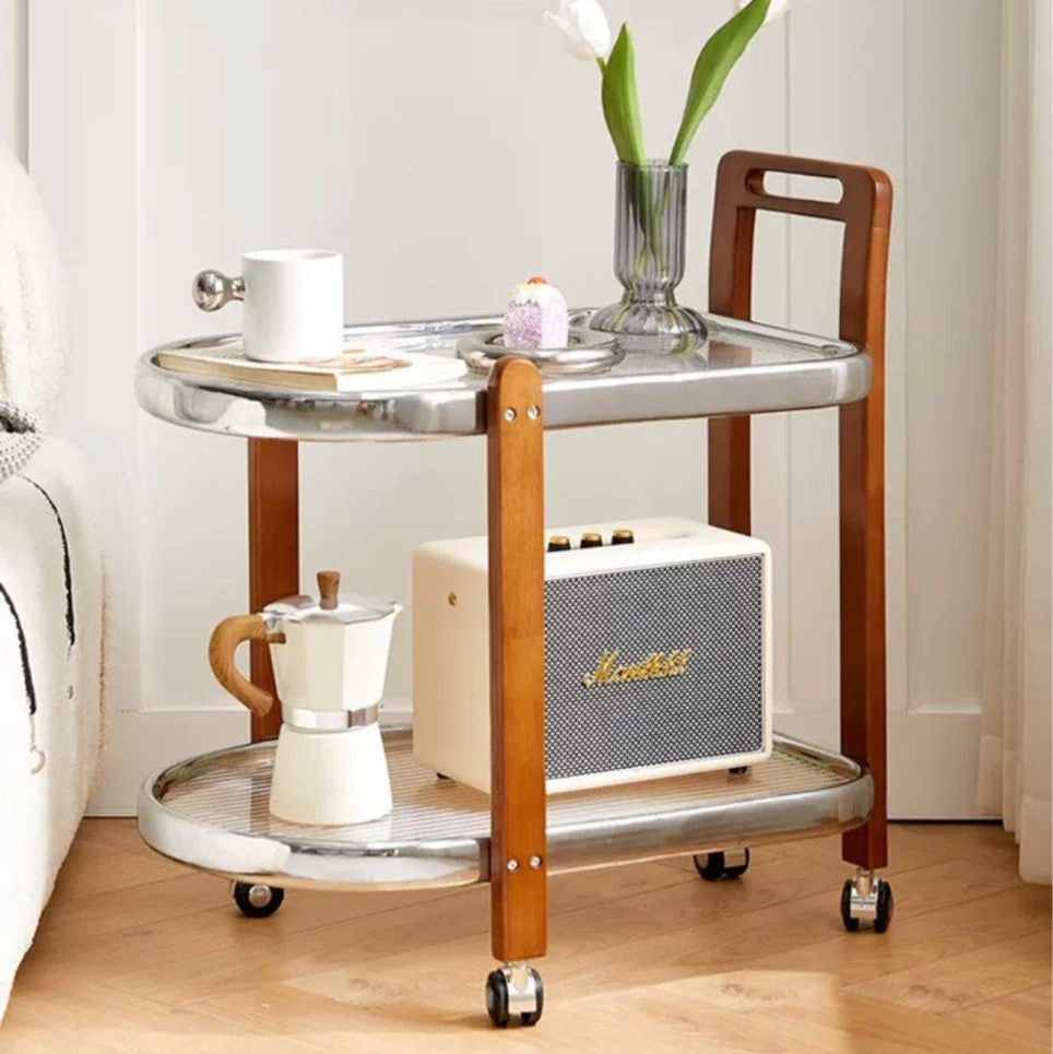 LARSSON Modern Rolling Side Table