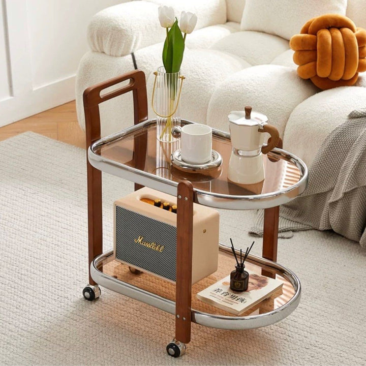 LARSSON Modern Rolling Side Table
