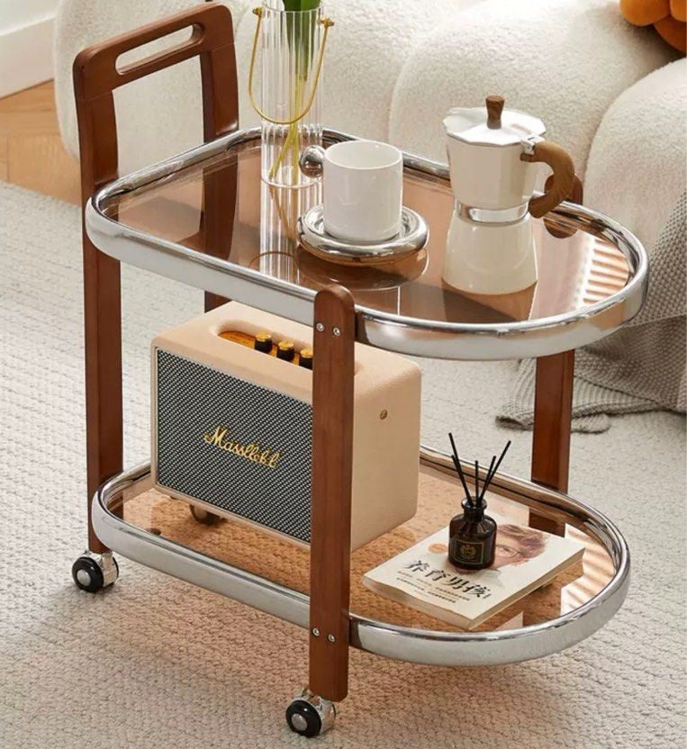 LARSSON Modern Rolling Side Table