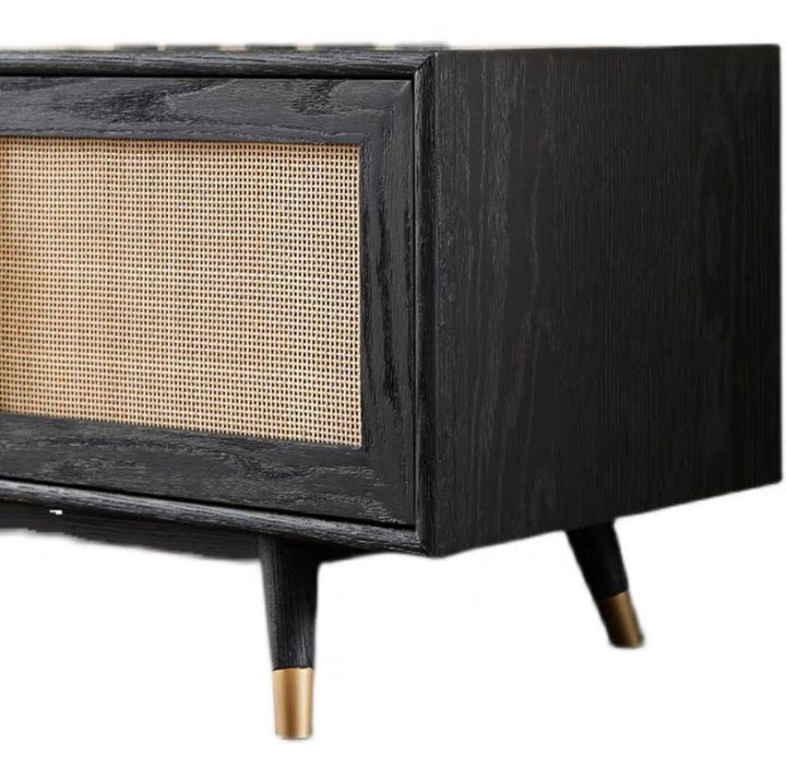 LARON Modern Rattan TV Console