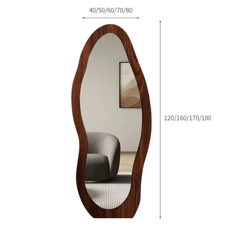 LASELE Modern Irregular Full Length Mirror