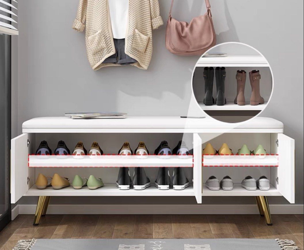 LAVINS Modern Hallway Shoe Bench