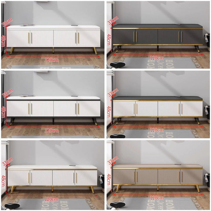 LAVINS Modern Hallway Shoe Bench