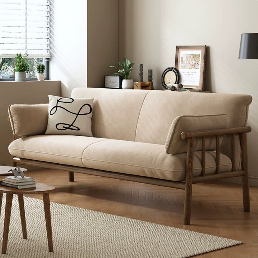 YUKIHO Japandi Solid Wood Sofa
