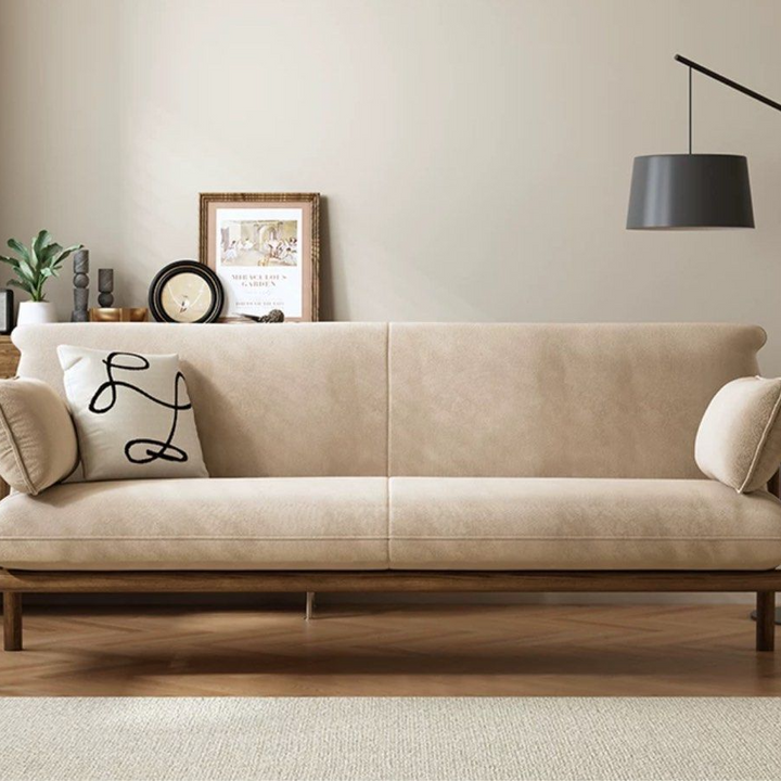 YUKIHO Japandi Solid Wood Sofa