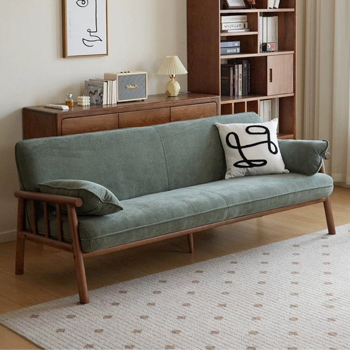 YUKIHO Japandi Solid Wood Sofa