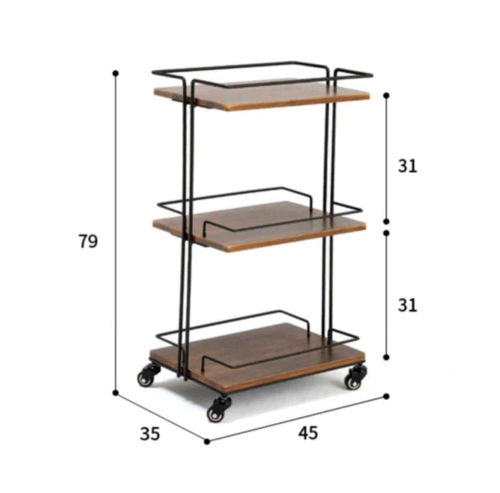 LE SALLE Classic Kitchen Trolley