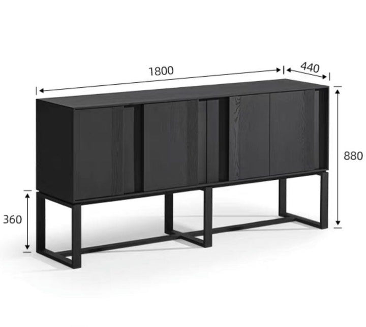 SERANTI Modern Solid Wood Sideboard
