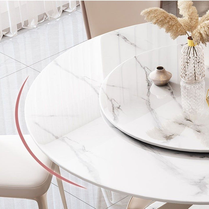 VALDEZ Modern Sintered Stone Round Dining Table
