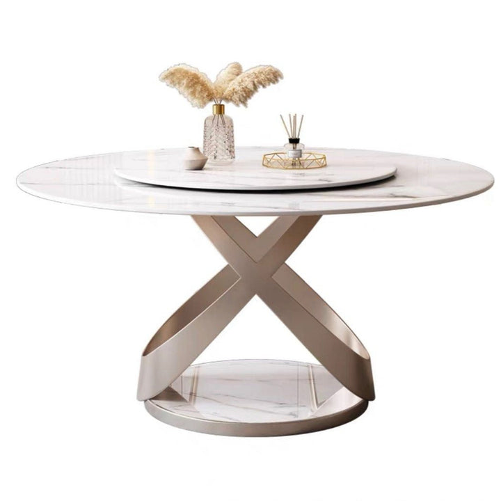 VALDEZ Modern Sintered Stone Round Dining Table