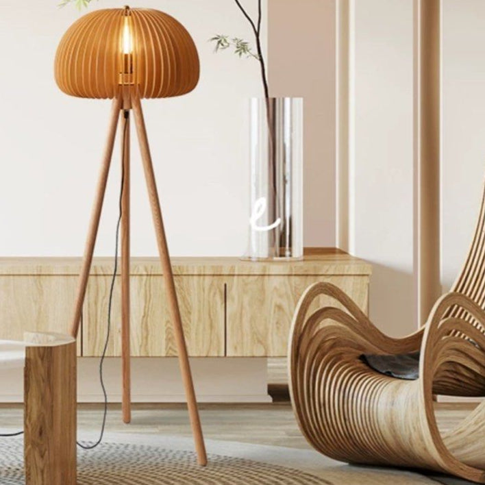 LENNA Japandi Table & Floor Lamp