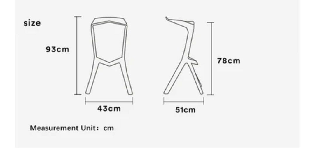 LEVI Creative Bar Stool (set of 2)