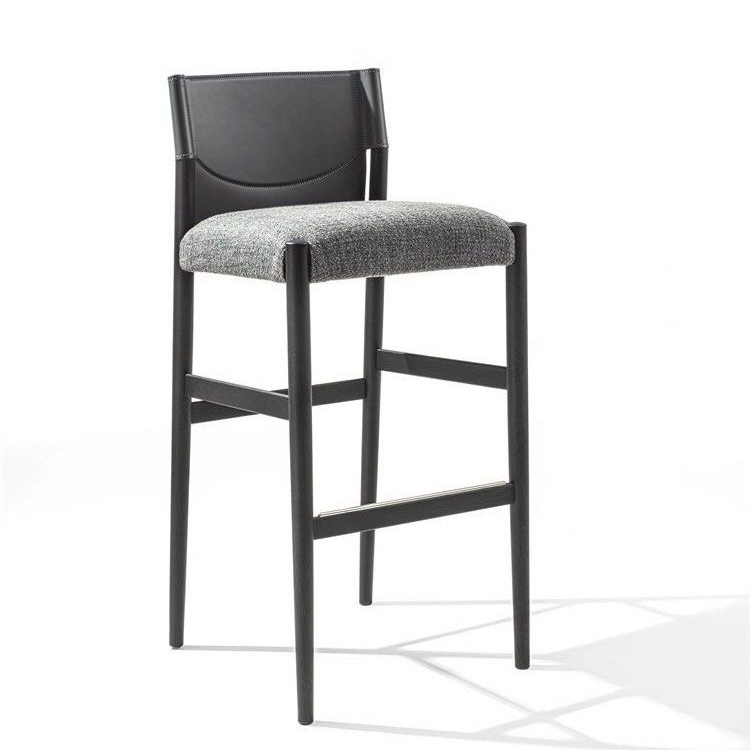JACOV Modern Fabric Bar Stool