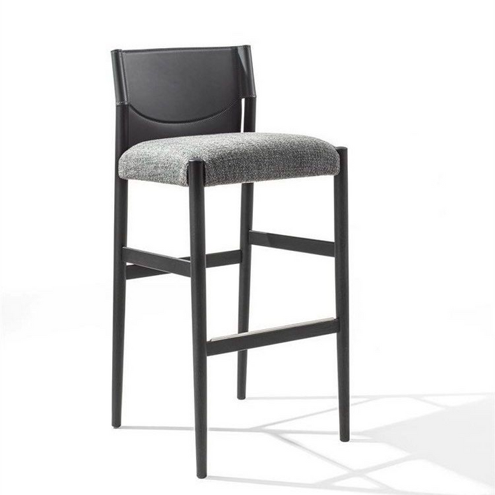 JACOV Modern Fabric Bar Stool