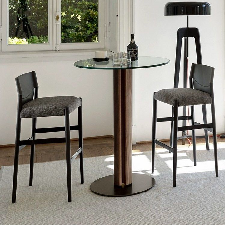 JACOV Modern Fabric Bar Stool
