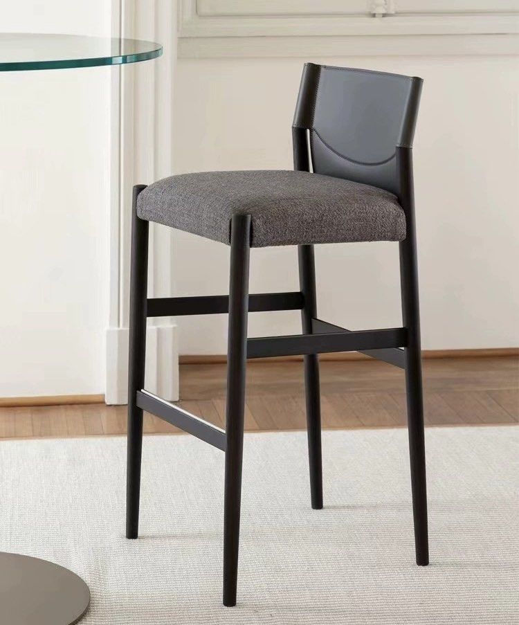 JACOV Modern Fabric Bar Stool