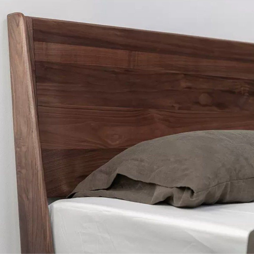 LEXAS Solid Walnut Wood Bedframe