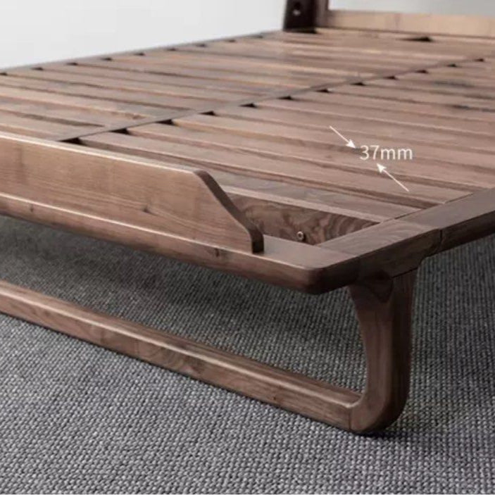 LEXAS Solid Walnut Wood Bedframe