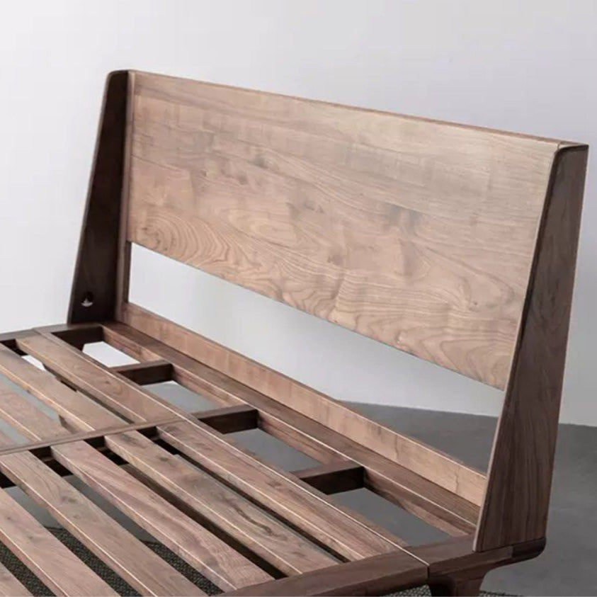 LEXAS Solid Walnut Wood Bedframe