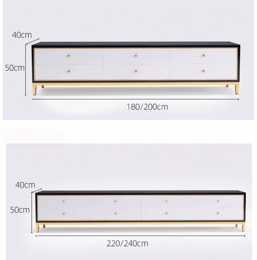 LIANGEO Victorian TV Console