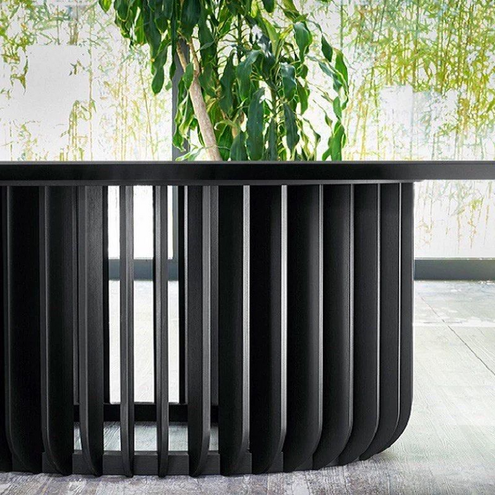 LUCAN Modern Solid Wood Round Dining Table