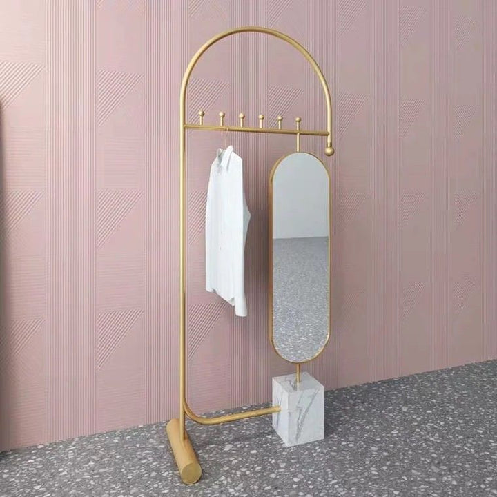 LINDY Standing Mirror Clothes Rack