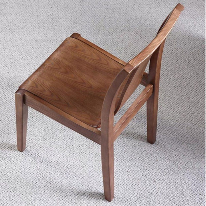 LAUFEYSON Rustic Solid Wood Dining Chair - Radical Homes Singapore