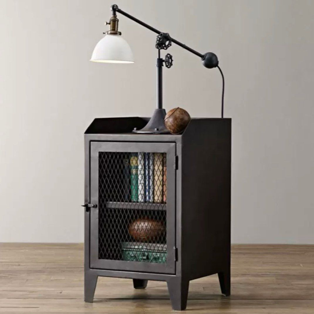LIZA Industrial Bedside Table