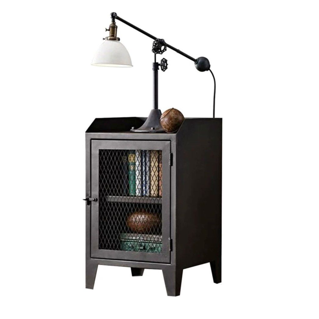 LIZA Industrial Bedside Table