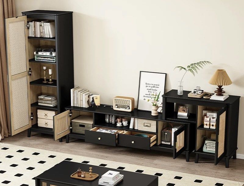 Ludo Console LUDO Japandi Rattan TV Console – Radical Homes