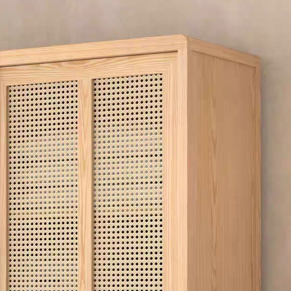 AURELIA Japandi Rattan Wardrobe