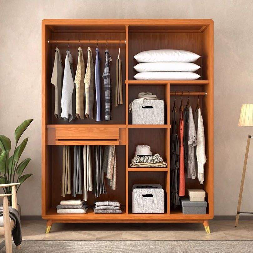 AURELIA Japandi Rattan Wardrobe