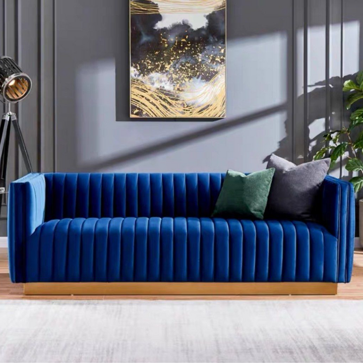 FERROVA Modern Velvet Sofa