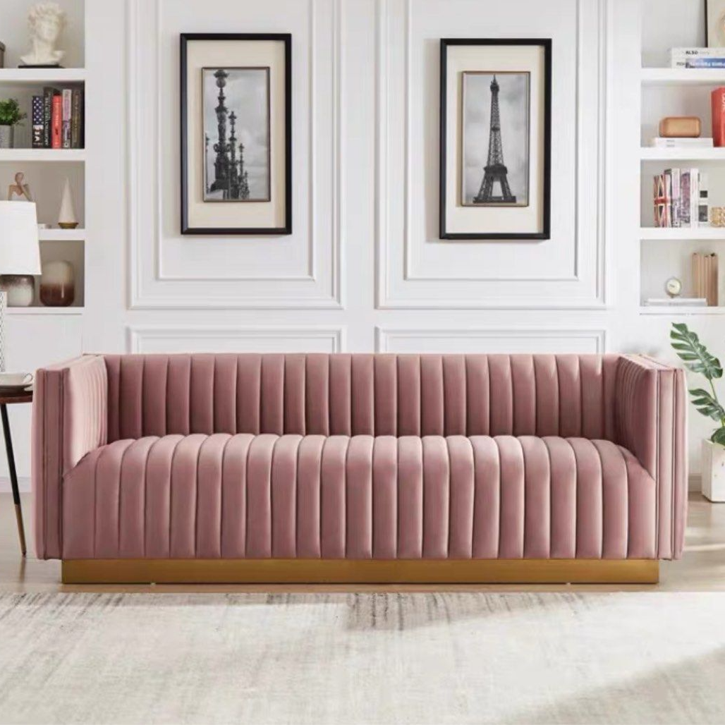 FERROVA Modern Velvet Sofa