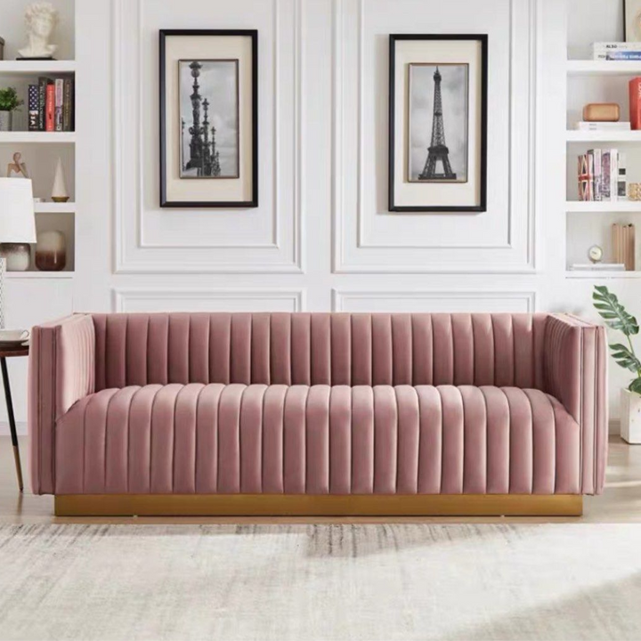 FERROVA Modern Velvet Sofa