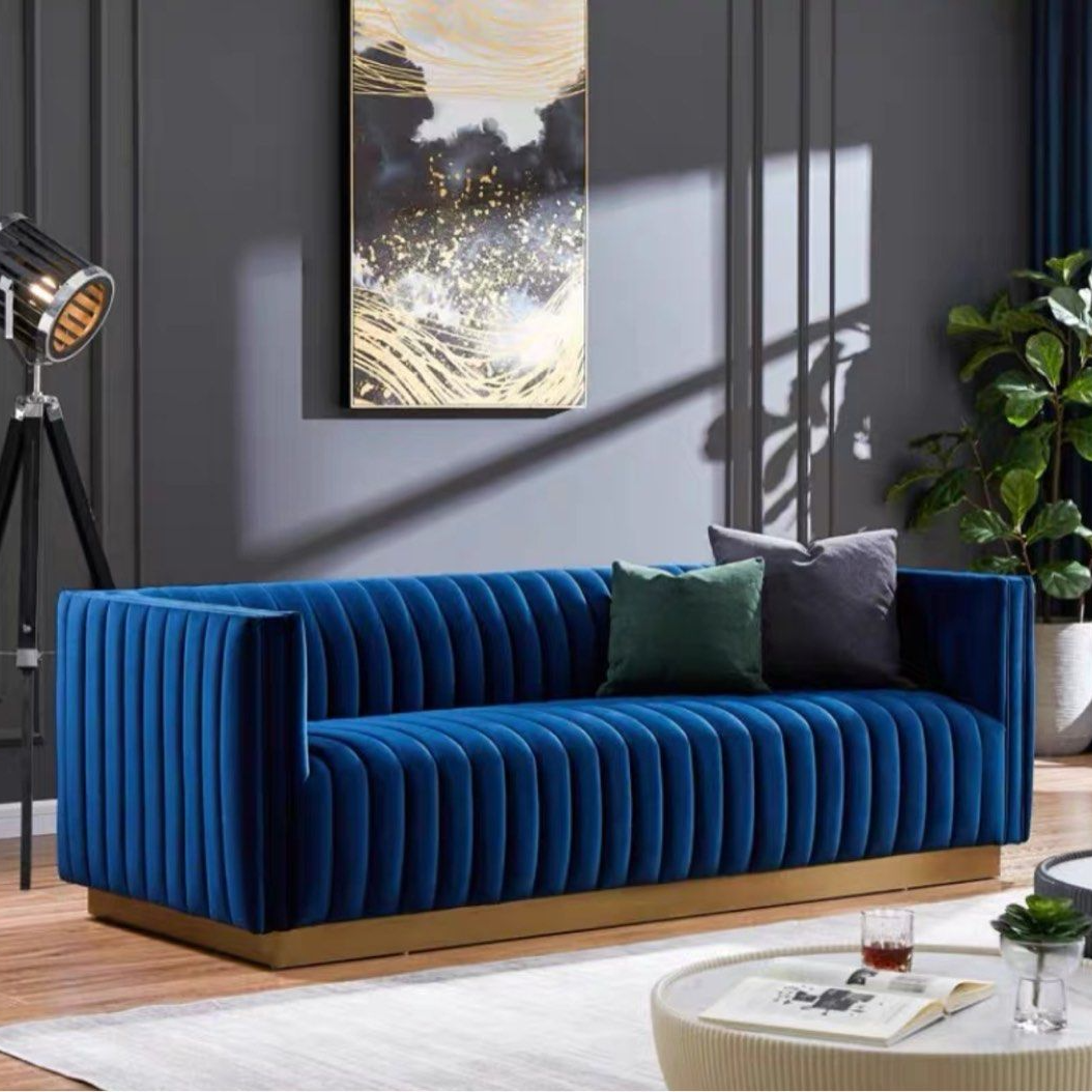 FERROVA Modern Velvet Sofa