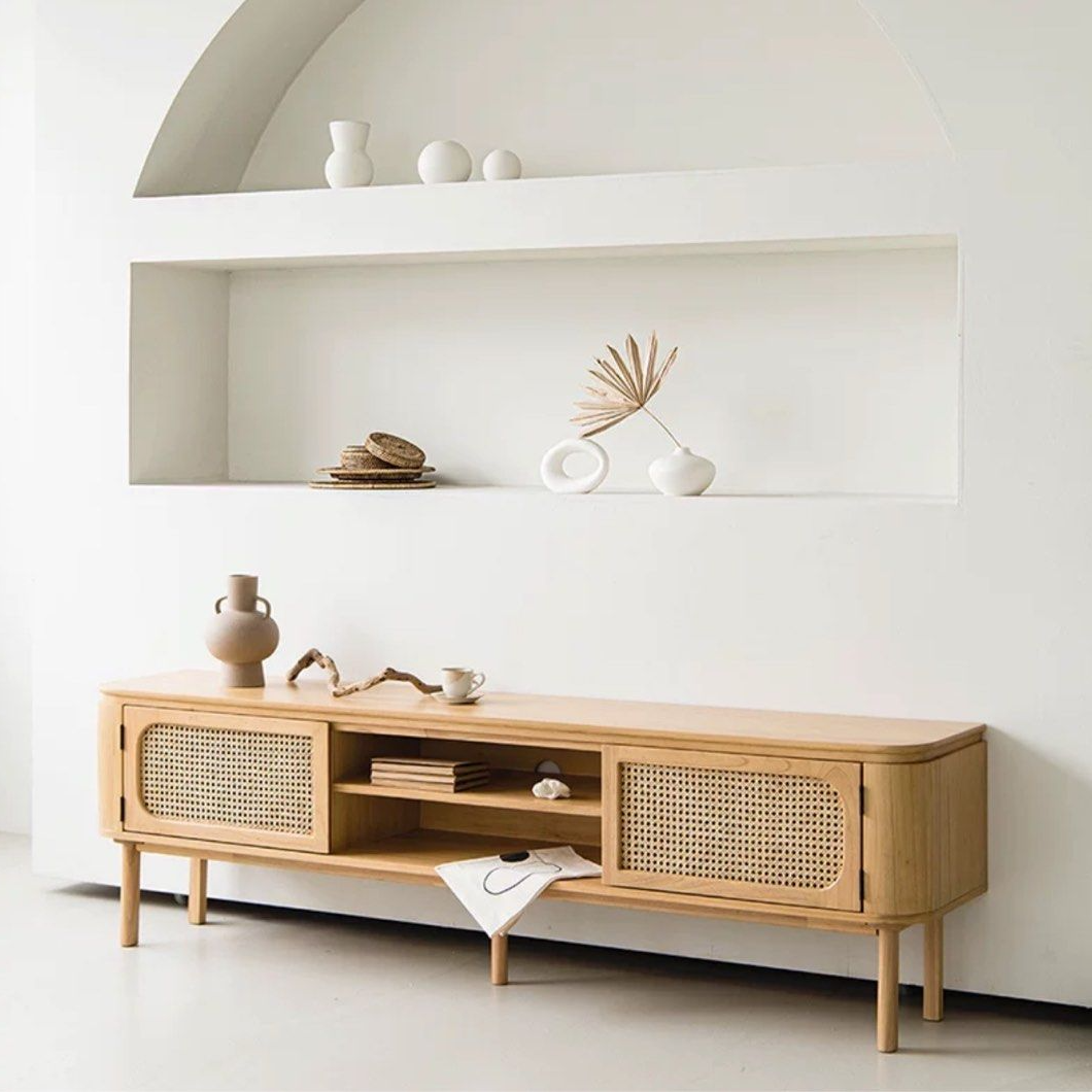 GARAN Rustic Solid Wood TV Console