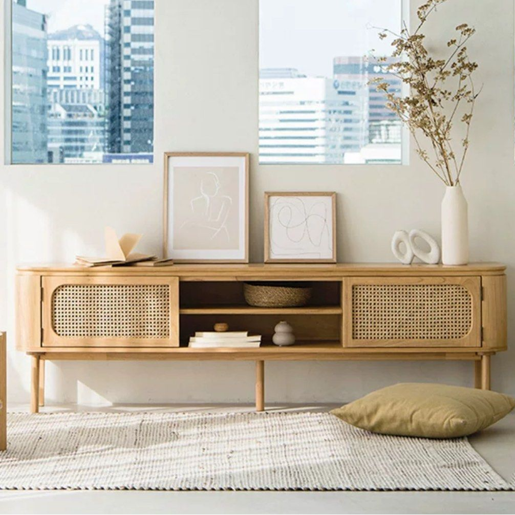GARAN Rustic Solid Wood TV Console